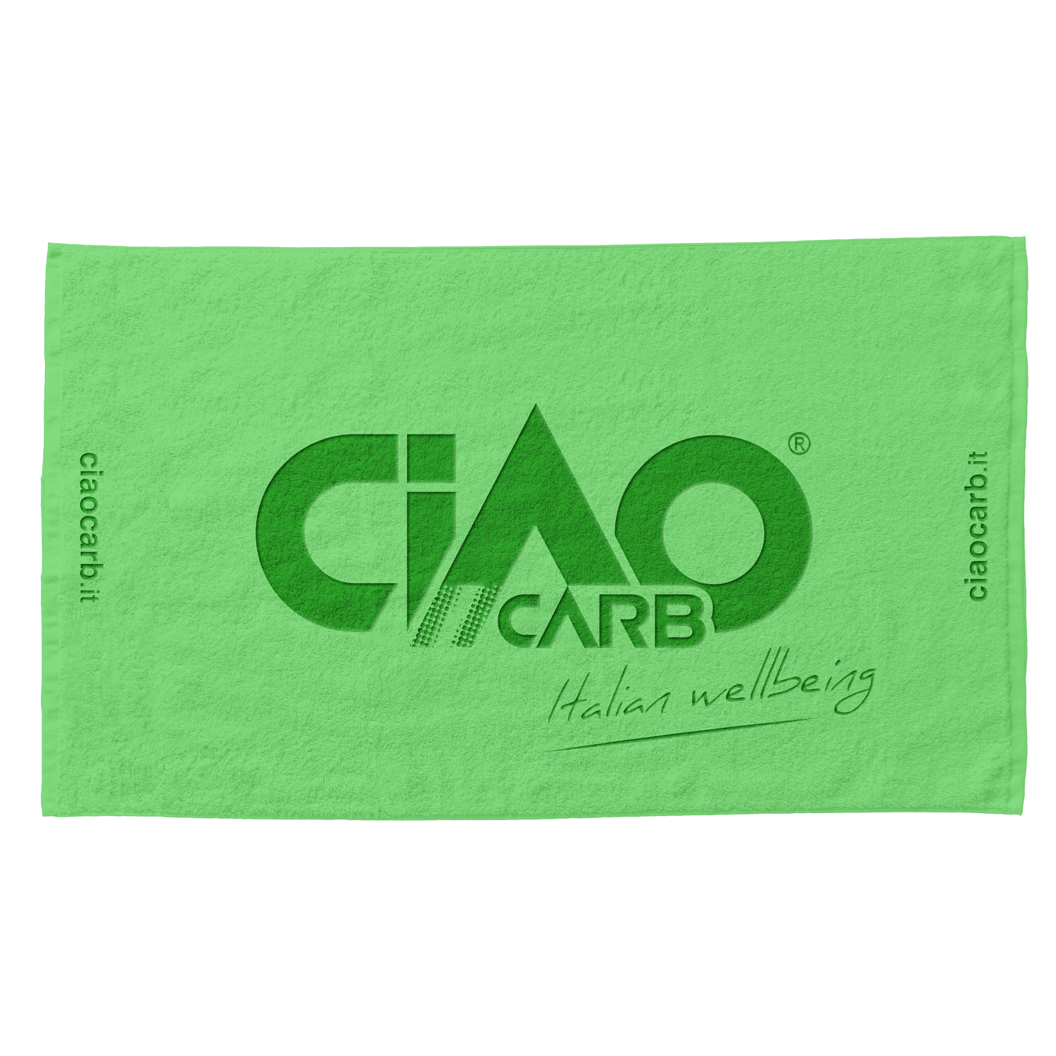 Asciugamano Sportivo CiaoCarb verde